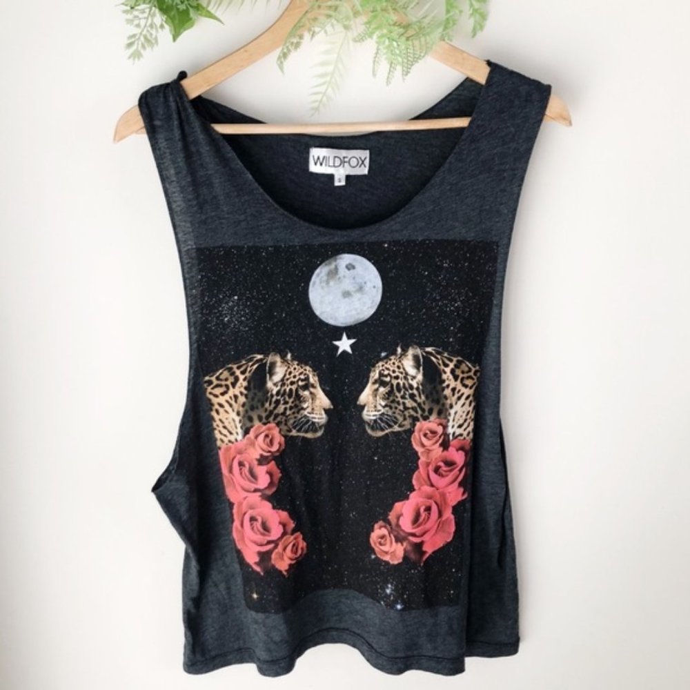 Wildfox Celestial Leopard Tank
